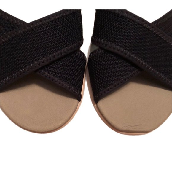 Cloudstepper by Clarks Step Cali Skye Wedge Sandals Womens Size 7M Navy Blue - Picture 4 of 7